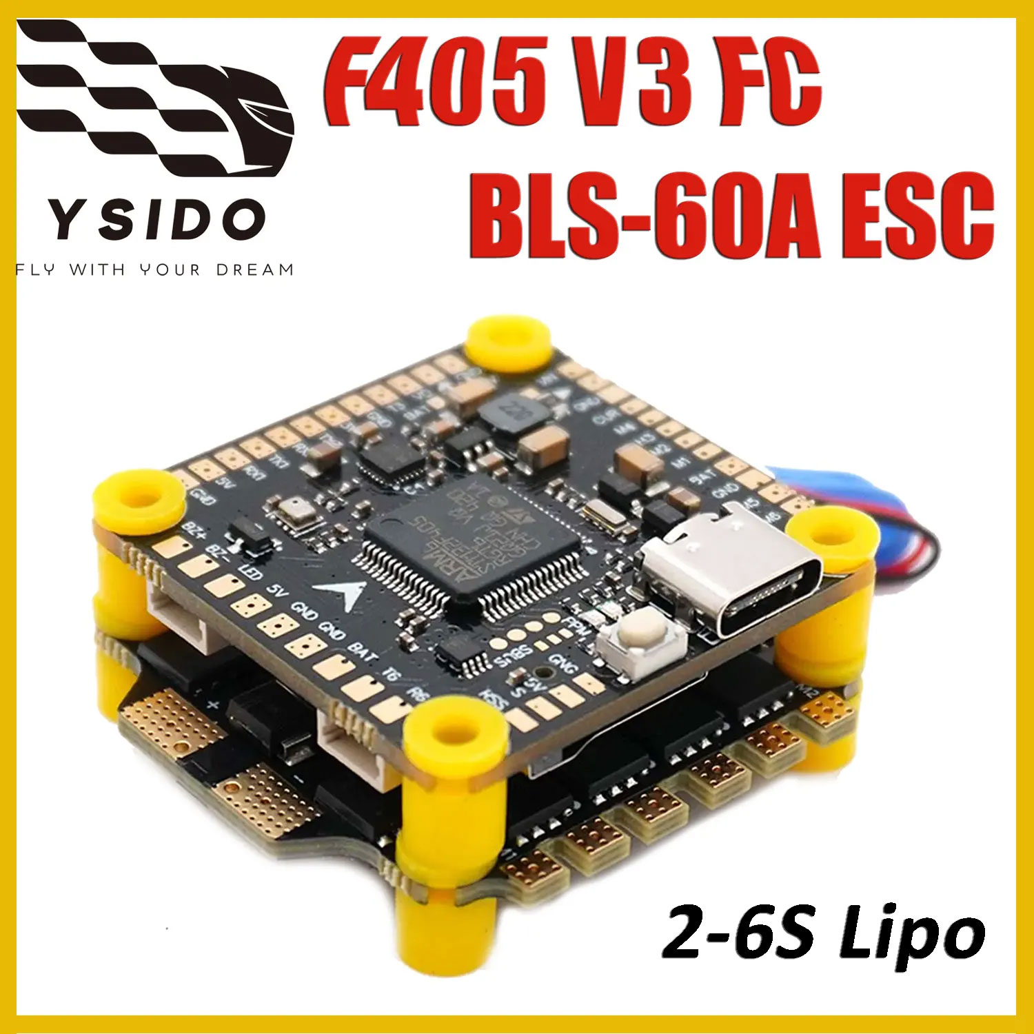 YSIDO F405 V3 Flight Controlle - Drone Racing Flight Controller review and price